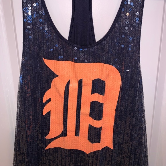 Detroit Tigers Razorback Tank Top - Picture 3 of 3